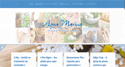 Desktop Screenshot of farmaciaaquamarina.com.br